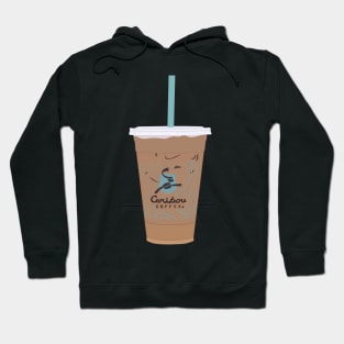 Iced Coffee Drawing Hoodie